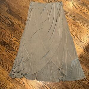 Free People Tan Maxi Skirt